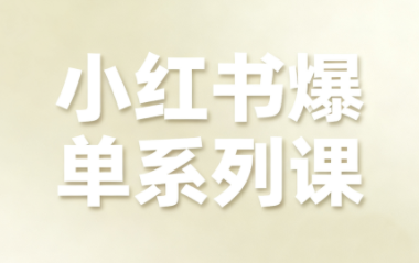 尼采老师·小红书爆单系列课-鑫梵淘