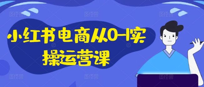 小红书电商从0-1实操运营课，小红书手机实操小红书/IP和私域课/小红书电商电脑实操板块等-鑫梵淘
