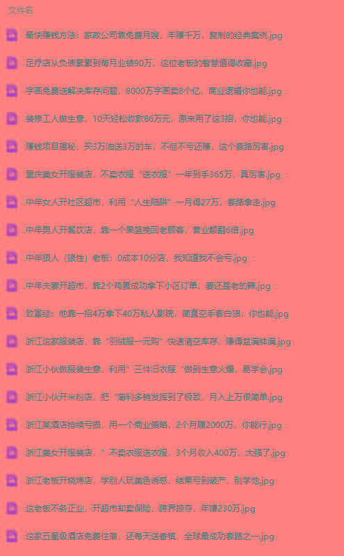 图片[1]-(9607期)真实有效391套商业模式，年入几十到几百万案例解析(电子书+视频+图文)-鑫梵淘