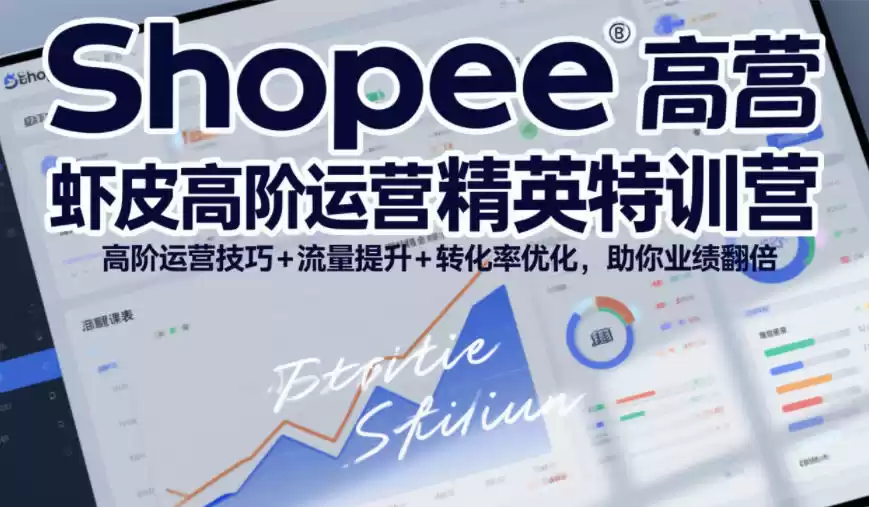 Shopee虾皮高阶运营精英特训营，高阶运营技巧+流量提升+转化率优化，助你业绩翻倍-鑫梵淘
