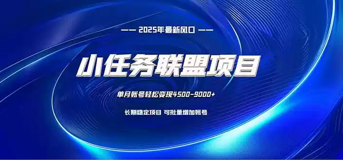 小任务联盟项目：一台电脑每天只需10分钟，轻松简单稳定-鑫梵淘