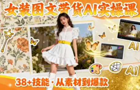女装图文带货的AI实操课-鑫梵淘