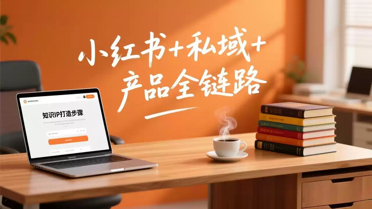 个人IP系统变现课2026，小红书+私域+产品全链路，手把手教你打造年入百万的知识IP-鑫梵淘