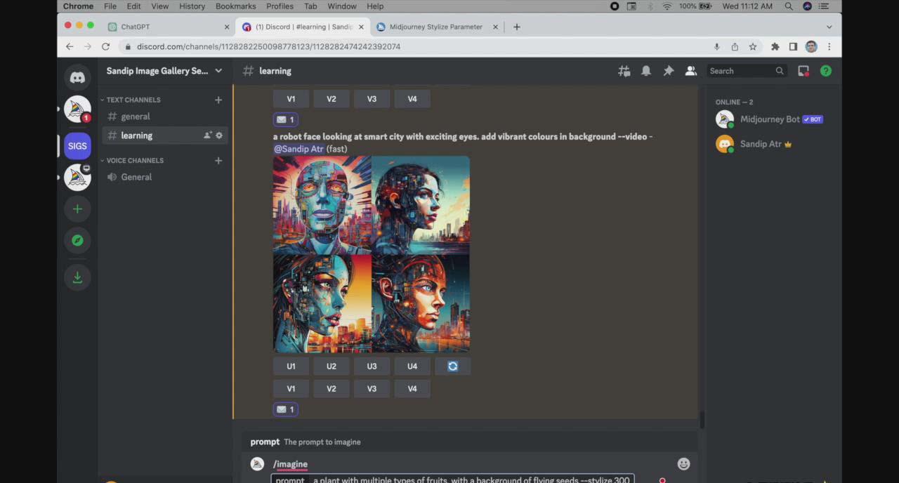图片[2]-ChatGPT4 和 MidJourney AI 绘画聊天革命性指南教程-33节视频课-中英字幕-鑫梵淘
