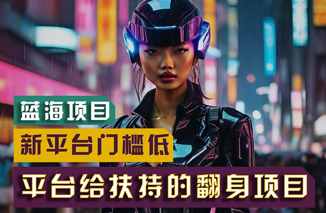 【蓝海项目】新平台无脑搬运，翻身项目 门槛低 小白也能轻松上手 日入500+-鑫梵淘