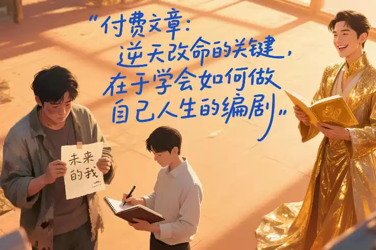 付费文章：逆天改命的关键，在于学会如何做自己人生的编剧-鑫梵淘