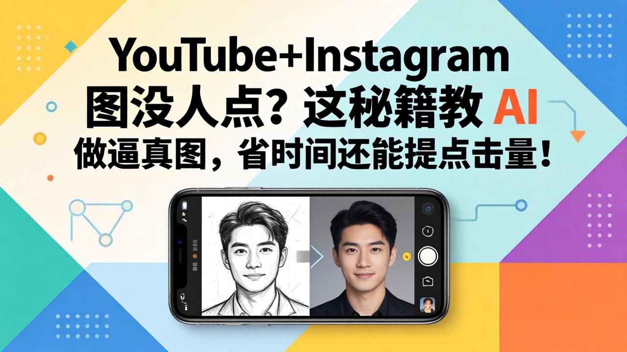 YouTube+Instagram图没人点？这秘籍教 AI 做逼真图，省时间还能提点击量-鑫梵淘