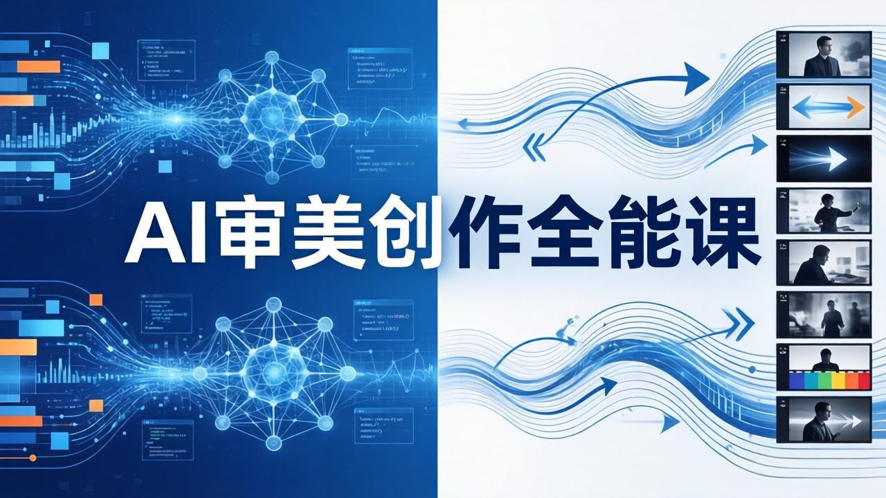 AI审美创作全能课：MJ+Seedance+模型训练+影视分镜+编剧，一站式掌握AI艺术创作-鑫梵淘