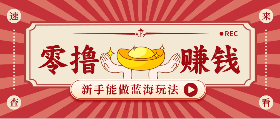 新手也能变现的蓝海玩法，一个人人能做的项目，需求量极大日入300+！-鑫梵淘