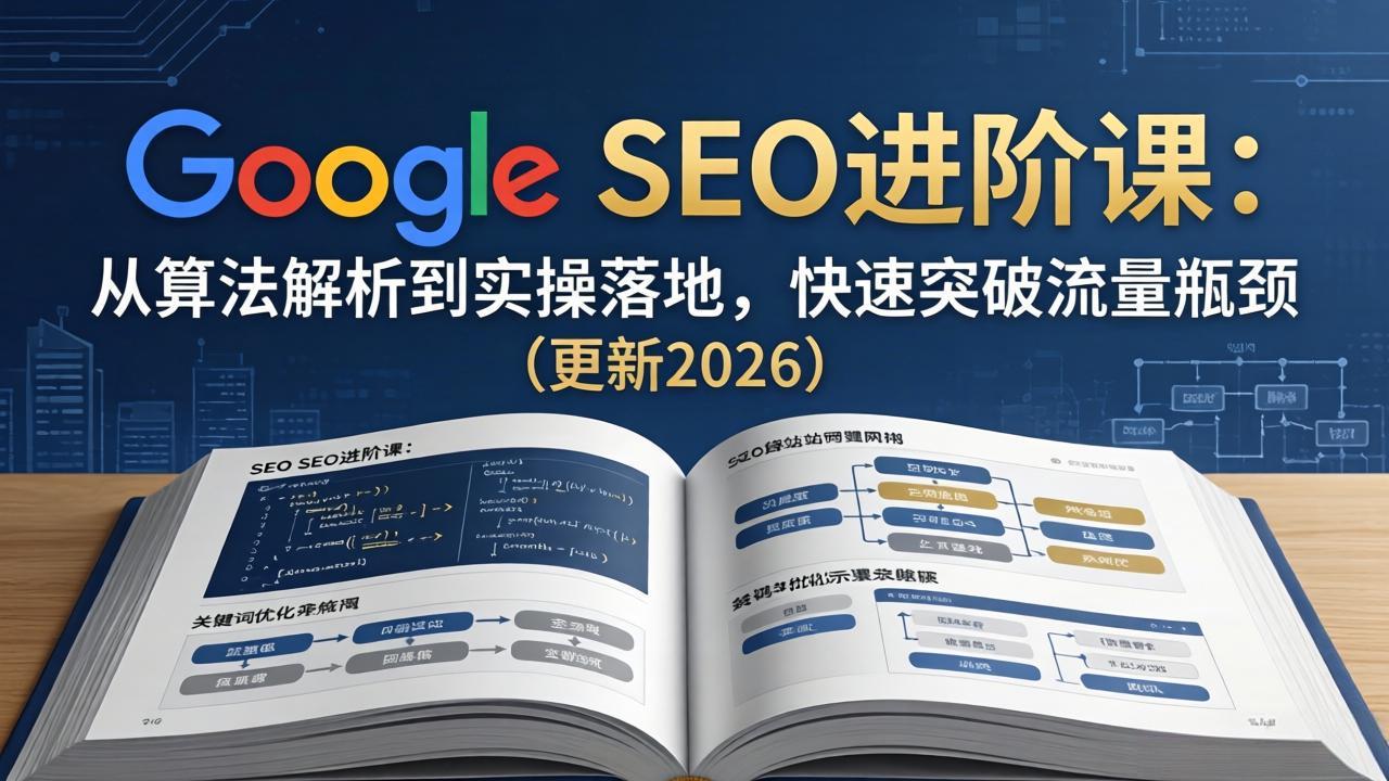 Google SEO进阶课：从算法解析到实操落地，快速突破流量瓶颈(更新2026-鑫梵淘