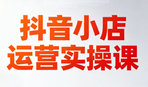 李老师·抖音小店运营实操课(更新2026)-鑫梵淘