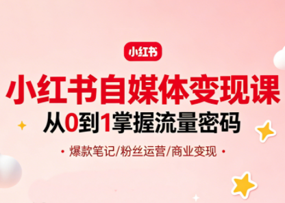 大漂亮·小红书自媒体变现课-鑫梵淘