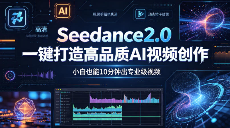 Seedance2.0一键打造高品质AI视频创作，小白也能10分钟出专业级视频-鑫梵淘