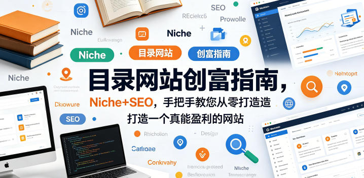 目录网站创富指南，Niche+SEO，手把手教您从零打造打造一个真能盈利的网站【原创双语字幕】-鑫梵淘