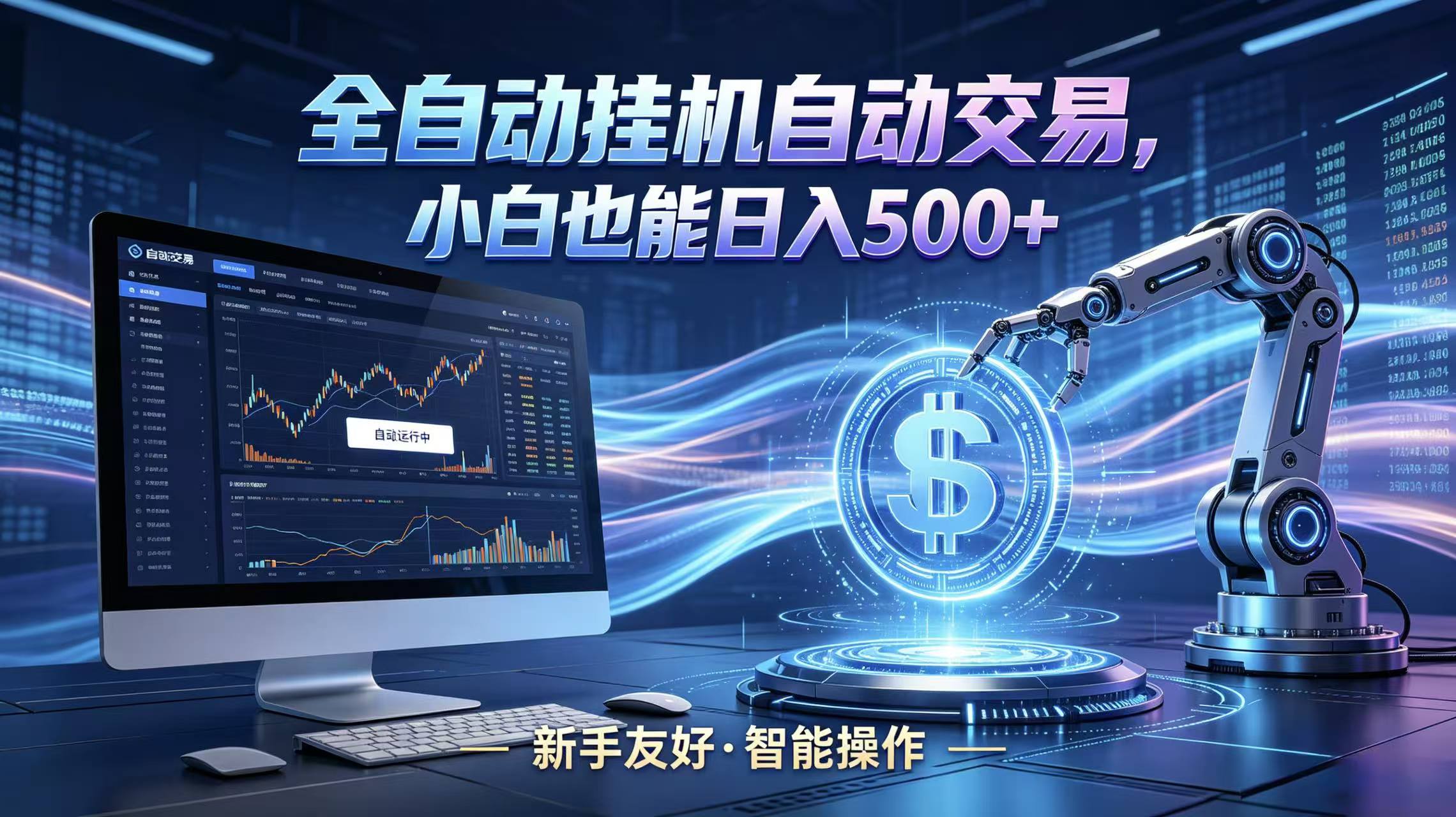 全新智能化交易助手，傻瓜式操作，小白也能快速上手，轻松实现日入500+-鑫梵淘