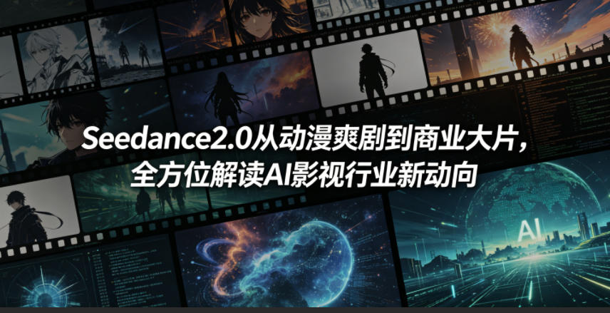 Seedance2.0从动漫爽剧到商业大片，全方位解读AI影视行业新动向-鑫梵淘