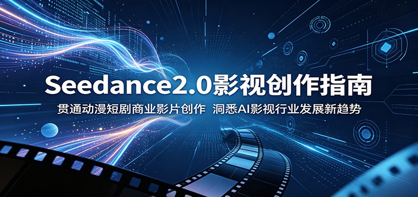 Seedance2.0影视创作指南：贯通动漫短剧商业影片创作，洞悉AI影视行业发展新趋势-鑫梵淘