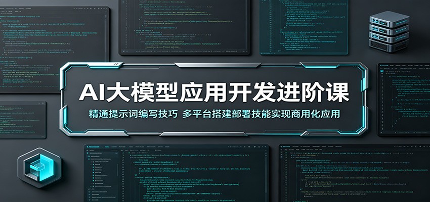 AI大模型应用开发进阶课：精通提示词编写技巧，多平台搭建部署技能实现商用化应用-鑫梵淘