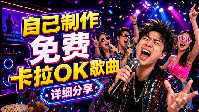 免费卡拉OK歌曲制作全攻略：音轨分离字幕制作，零基础快速做出专业K歌视频-鑫梵淘