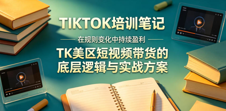 视界跨境TIKTOK4月17培训笔记，在规则变化中持续盈利，TK美区短视频带货的底层逻辑与实战方案【文档】-鑫梵淘