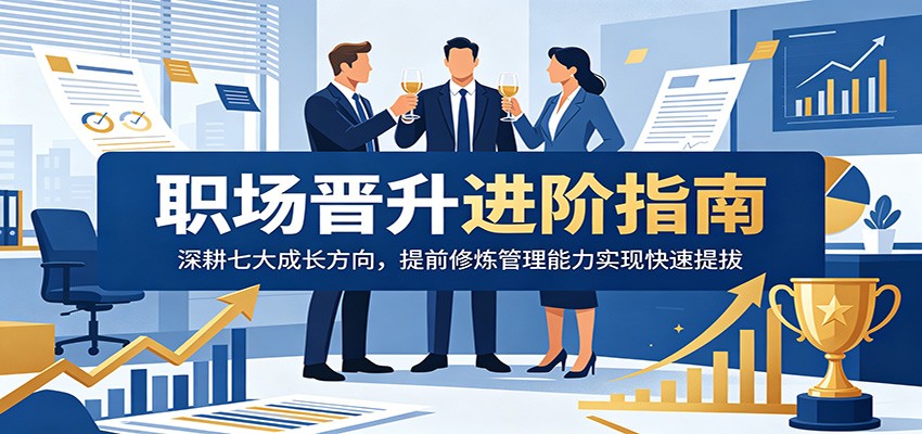 职场晋升进阶指南：深耕七大成长方向，提前修炼管理能力实现快速提拔-鑫梵淘