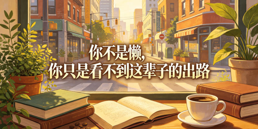 付费文章：你不是懒，你只是看不到这辈子的出路-鑫梵淘