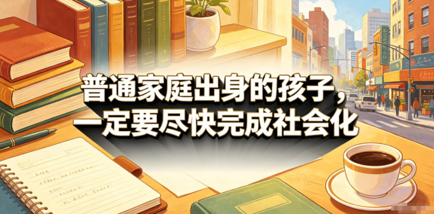 付费文章：普通家庭出身的孩子，一定要尽快完成社会化-鑫梵淘