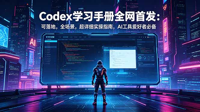 Codex学习手册全网首发：可落地，全场景，超详细实操指南，AI工具爱好者必备-鑫梵淘