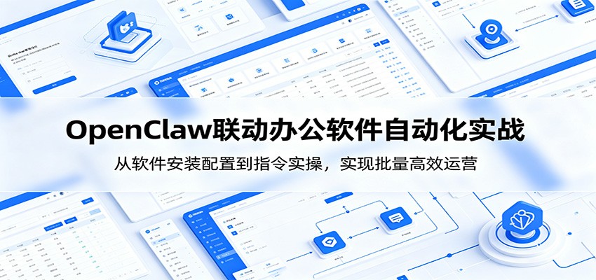 OpenClaw自动化实操课：从软件安装配置到指令实操，实现批量高效运营-鑫梵淘