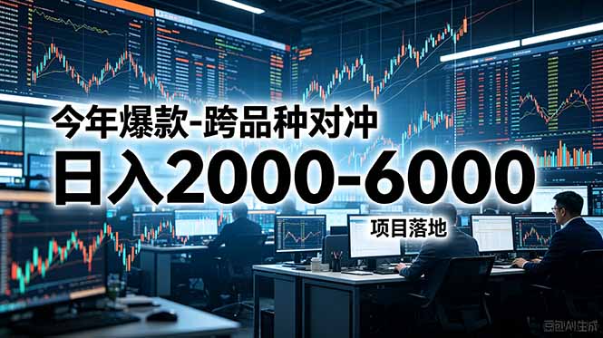 今年爆款-跨品种对冲日入2000-6000，项目落地！-鑫梵淘