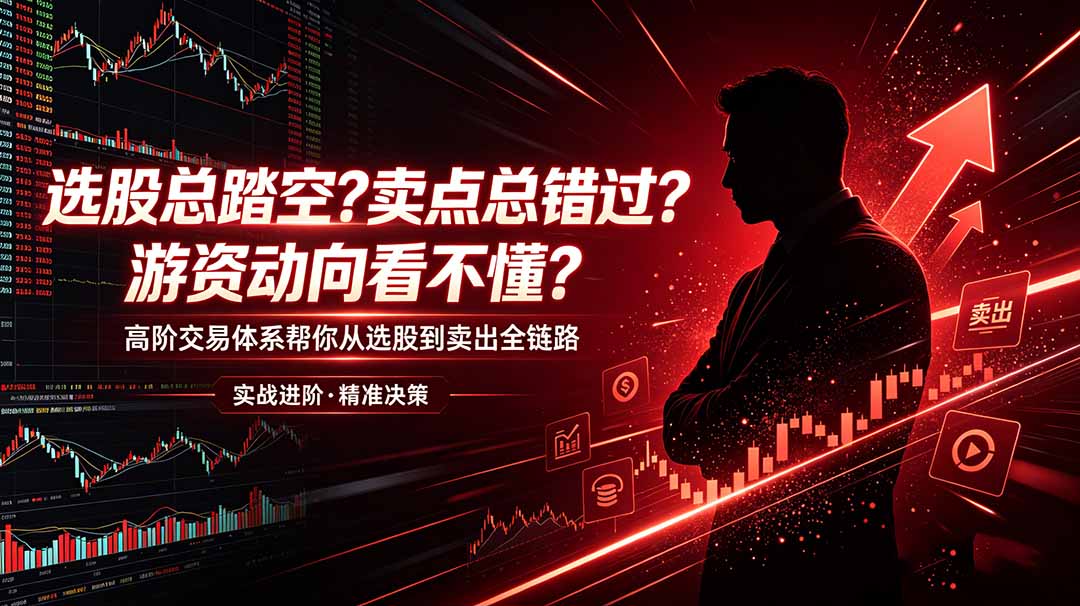 选股总踏空？卖点总错过？游资动向看不懂？高阶交易体系帮你从选股到卖出全链路(更新6月-鑫梵淘