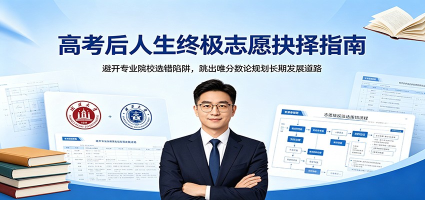 高考后人生终极志愿抉择指南：避开专业院校选错陷阱，跳出唯分数论规划长期发展道路-鑫梵淘