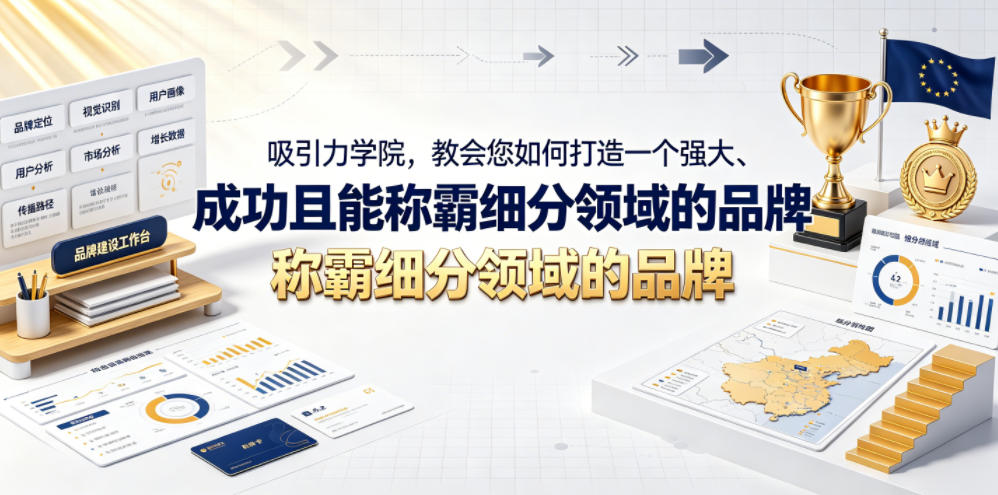 吸引力学院，教会您如何打造一个强大、成功且能称霸细分领域的品牌！【原创双语字幕】-鑫梵淘