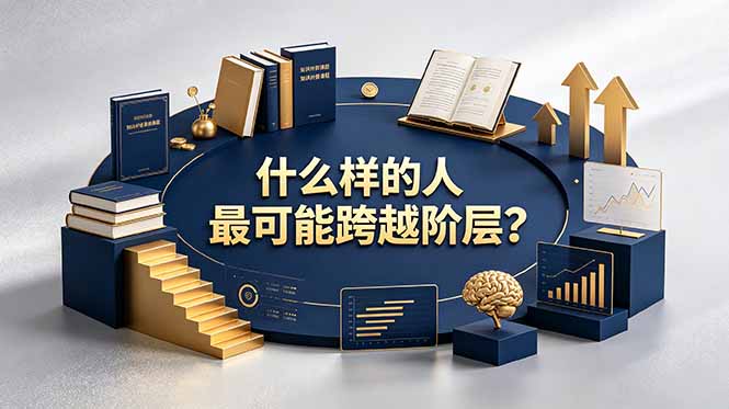 付费文章：什么样的人最可能跨越阶层？具备这五种特质，普通人也能顺利跨越阶层-鑫梵淘