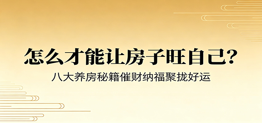 付费文章《怎么才能让房子旺自己？》八大养房秘籍催财纳福聚拢好运-鑫梵淘