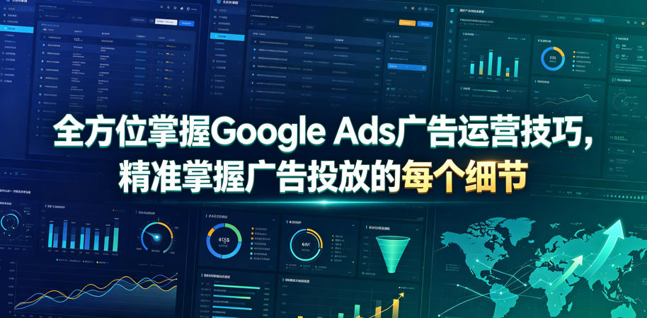 全方位掌握Google Ads广告运营技巧，精准掌握广告投放的每个细节【原创双语字幕】-鑫梵淘