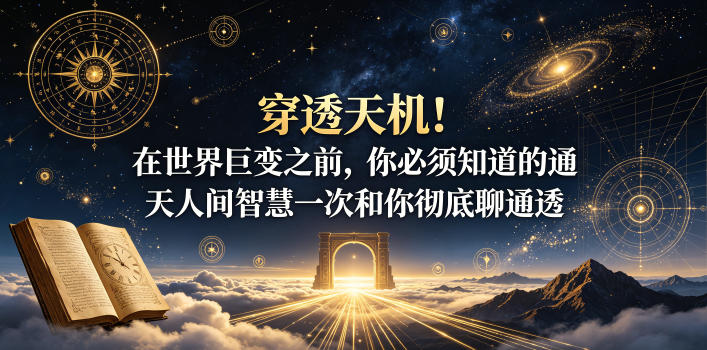 付费文章：穿透天机！在世界巨变之前，你必须知道的通天人间智慧一次和你彻底聊通透-鑫梵淘