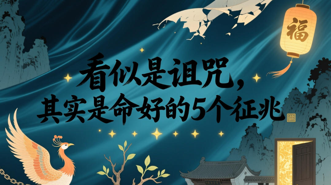 付费文章：看似是诅咒，其实是命好的5个征兆-鑫梵淘