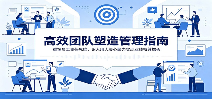 高效团队塑造管理指南：重塑员工责任思维，识人用人凝心聚力实现业绩持续增长-鑫梵淘