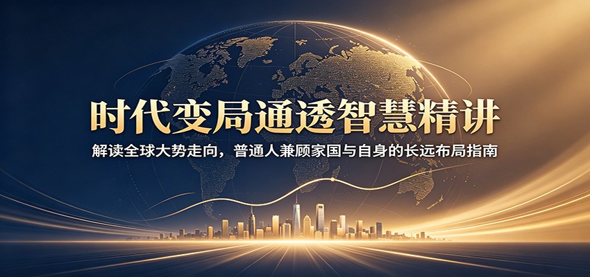 时代变局通透智慧精讲：解读全球大势走向，普通人兼顾家国与自身的长远布局指南-鑫梵淘