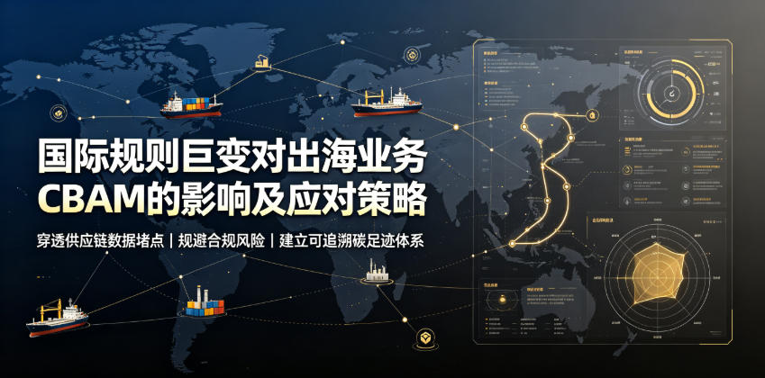 国际规则巨变对出海业务CBAM的影响及应对策略，帮助企业穿透供应链数据堵点，规避合规风险-鑫梵淘