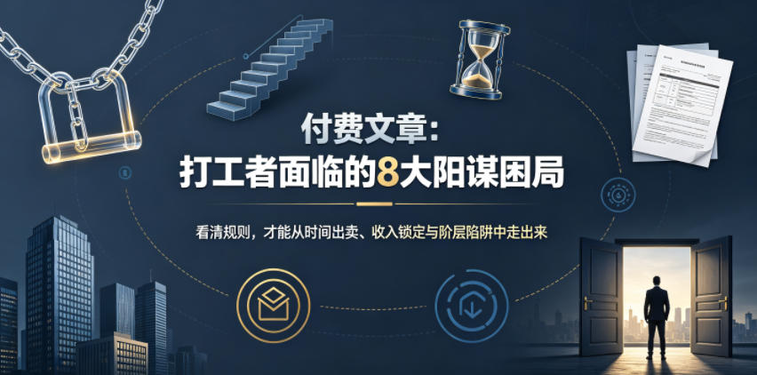 付费文章：打工者面临的8大阳谋困局-鑫梵淘