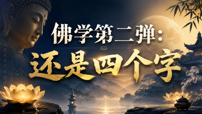 付费文章：佛学第二弹：还是四个字-鑫梵淘