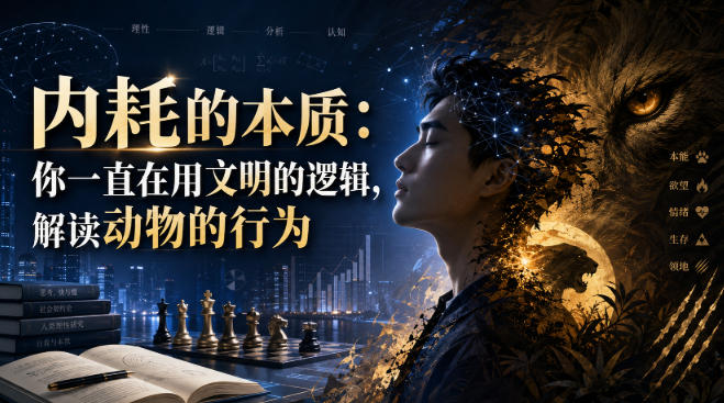 付费文章：内耗的本质：你一直在用文明的逻辑，解读动物的行为-鑫梵淘
