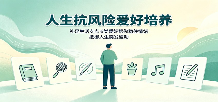 人生抗风险爱好培养：补足生活支点，6类爱好帮你稳住情绪，抵御人生突发波动-鑫梵淘