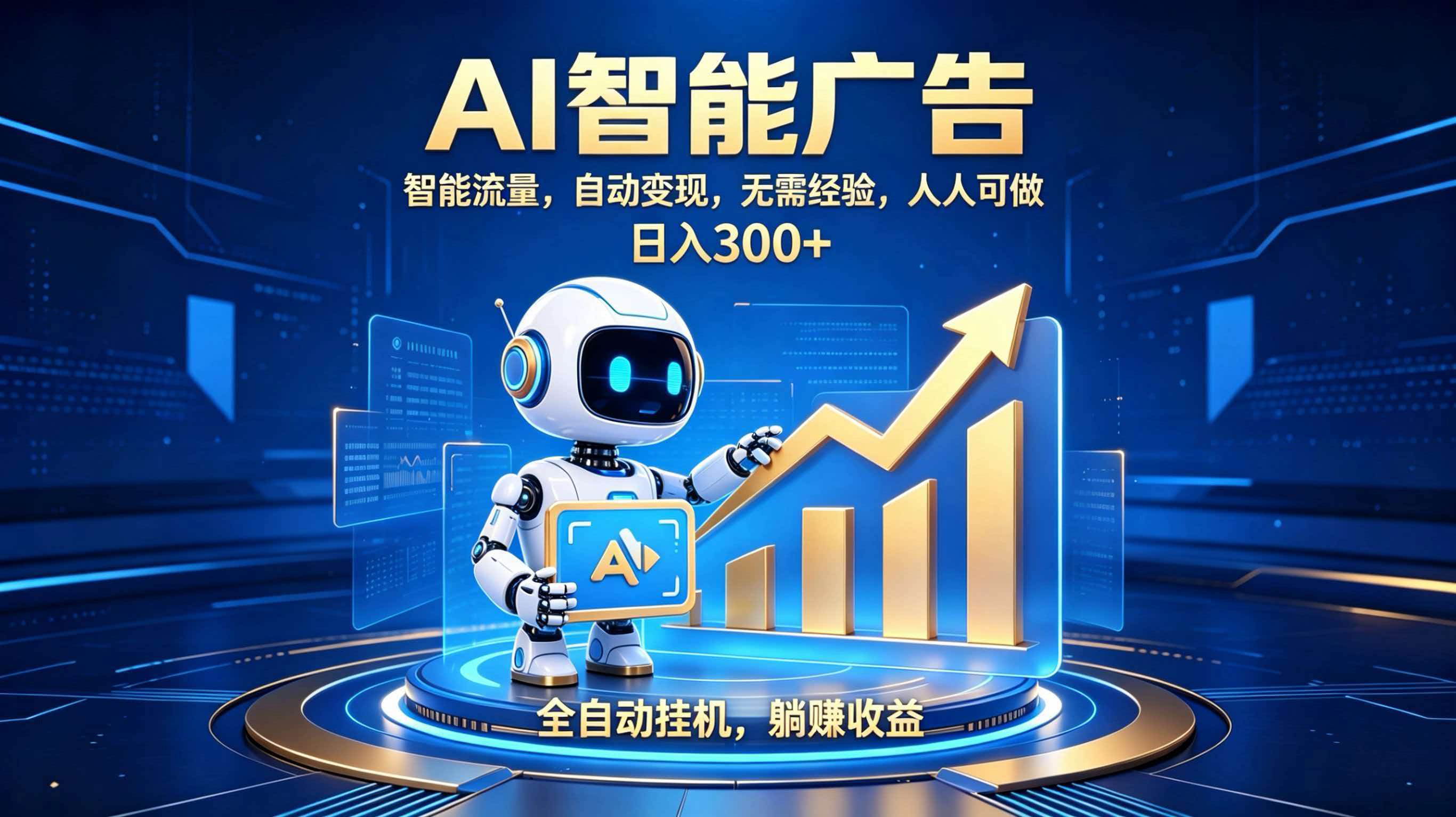 轻资产新赛道，全自动AI广告，打造持续收益-鑫梵淘