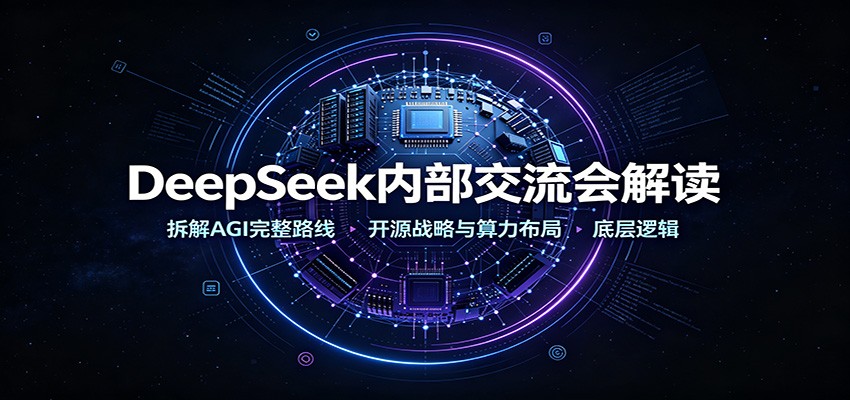 DeepSeek内部交流会解读：拆解AGI完整路线，开源战略与算力布局底层逻辑-鑫梵淘