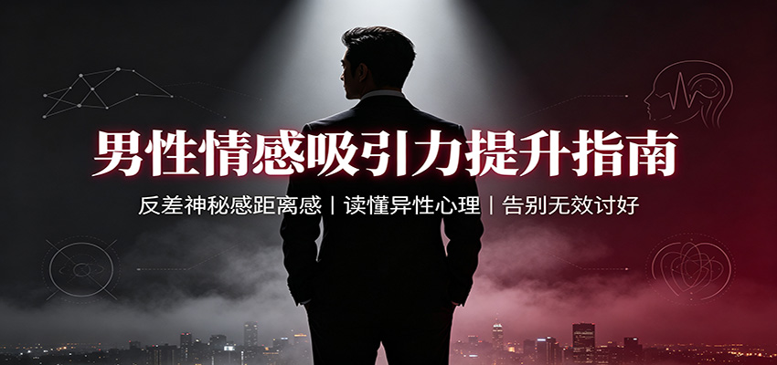 男性情感吸引力提升指南：反差神秘感距离感，读懂异性心理，告别无效讨好-鑫梵淘