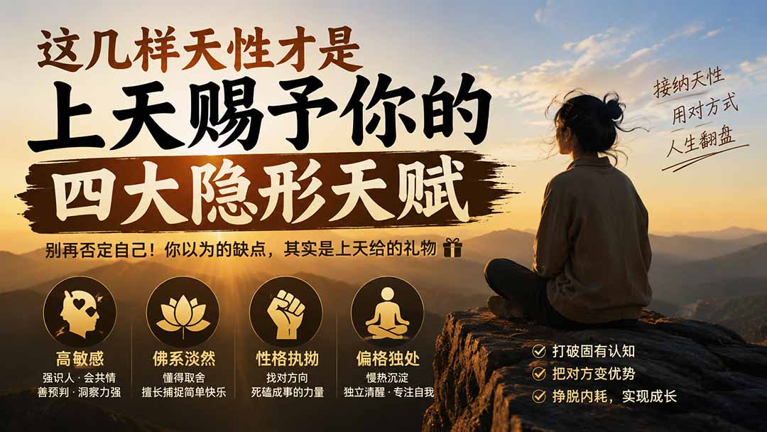付费文章：这几样天性才是上天赐予你的四大隐形天赋-鑫梵淘