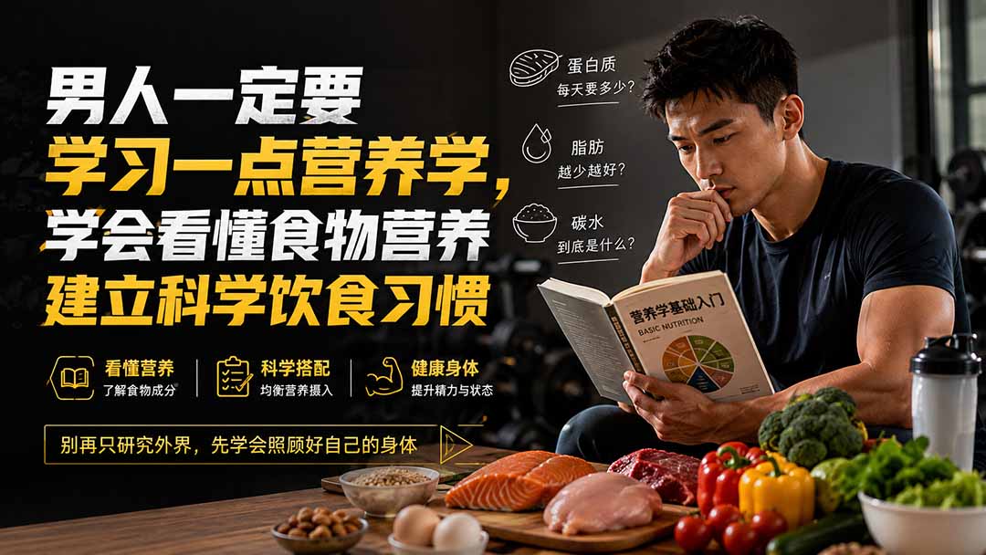 付费文章：男人一定要学习一点营养学，学会看懂食物营养建立科学饮食习惯-鑫梵淘